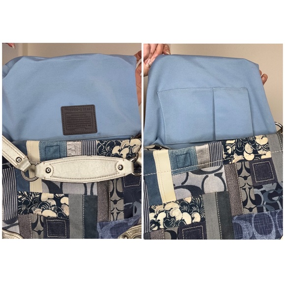 Coach Carly Denim Patchwork Vintage Y2K EUC - Picture 10 of 16